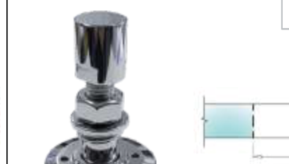 Articulate Bolt (Flat Head)