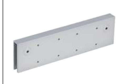 Mounting Plate For Glass Door Installation Of Door Closer
