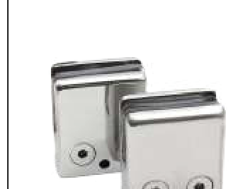 Size 50mm Square Pipe Glass To Handrail Connector