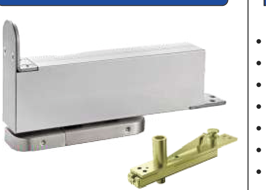 Concealed Hydraulic Patch for Wooden Doors