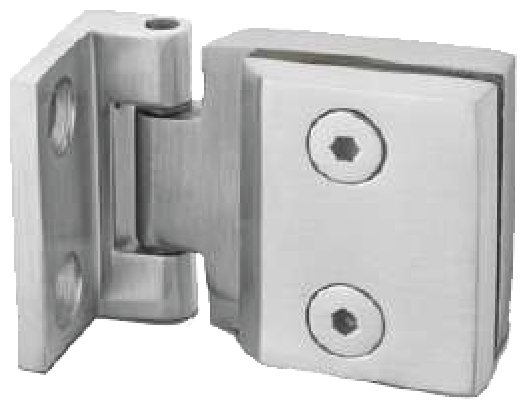 Wall to Glass Hinge 90°